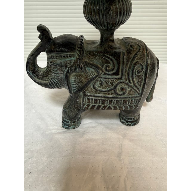 Bronze Elephant Jardinière, Vintage For Sale - Image 4 of 12
