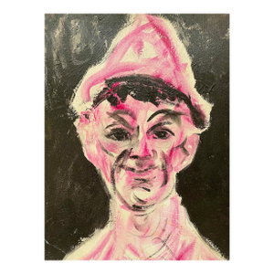1960s Pascal Cucaro Self Portrait Painting