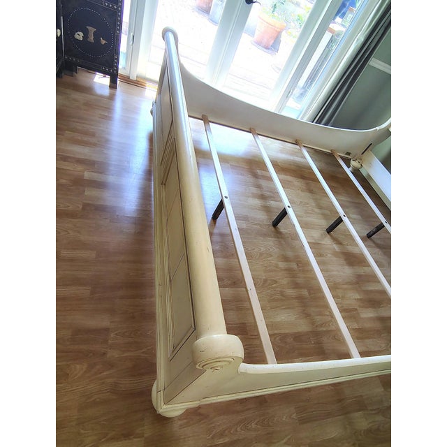Ethan Allen White Cottage Bed (King) For Sale - Image 9 of 18