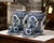Traditional Pair of Mid-Century Dutch Delft Blue and White Faience Ginger Jars For Sale - Image 3 of 10
