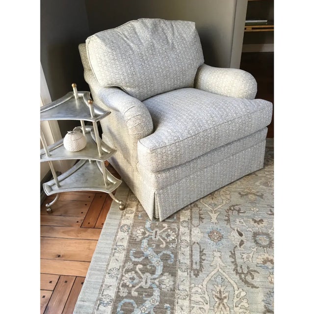 Dapha Bridgewater Chairs With Barbara Barry Fabric - Set of 2 For Sale In Los Angeles - Image 6 of 13