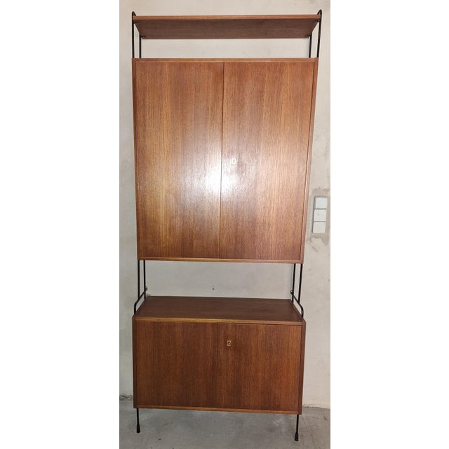 German Teak Omnia Shelf from Hilker, 1960s For Sale - Image 4 of 12