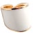 1990s Vhernier Rose Gold Vague Crossover Camuration Cacholong Ring Sz 6 For Sale - Image 10 of 16