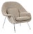 Early Restored Mid Century Tan Womb Lounge Chair by Saarinen for Knoll, Multiples/Custom Available For Sale
