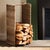 The tall, structured shape of this basket is ideal for the stack of painstakingly chopped wood logs. Place next to the...