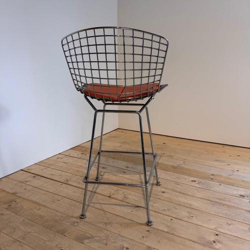 Vintage Bar Stool by Harry Bertoia for Knoll International, 1960s For Sale - Image 4 of 13