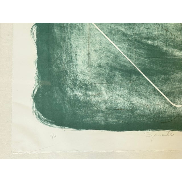 Mark Lere (American B. 1950), Signed Lithograph Entitled “Spindle” 1986 For Sale - Image 10 of 18