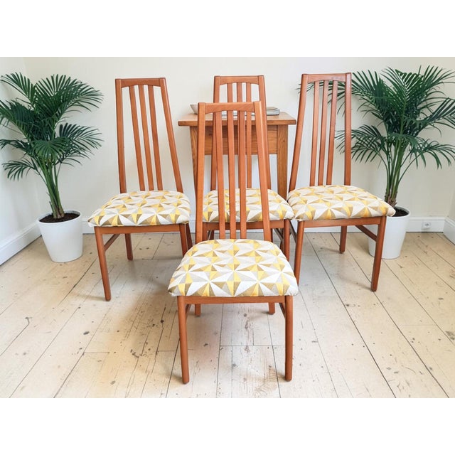 Vintage Dining Chairs by Neil Morris for Morris of Glasgow, 1960s, Set of 6 For Sale - Image 11 of 18