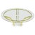 1960s Brass and Carrara Marble Round Coffee Table For Sale - Image 5 of 5