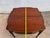Antique Federal Style Mahogany Fold Top Console Card Table For Sale - Image 12 of 17