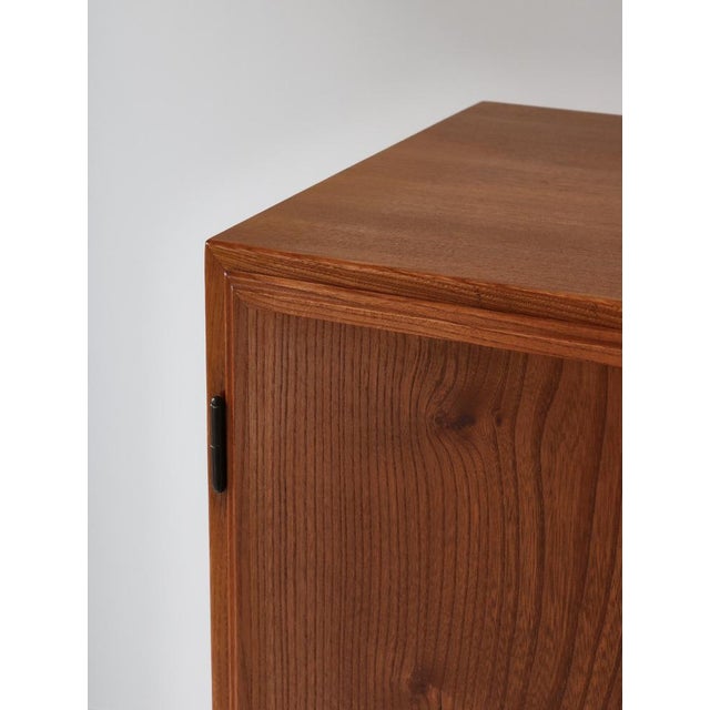 Danish Modern Cabinet in Elm and Pinewood attributed to Børge Mogensen for FDB, 1940s, Set of 2 For Sale - Image 10 of 18