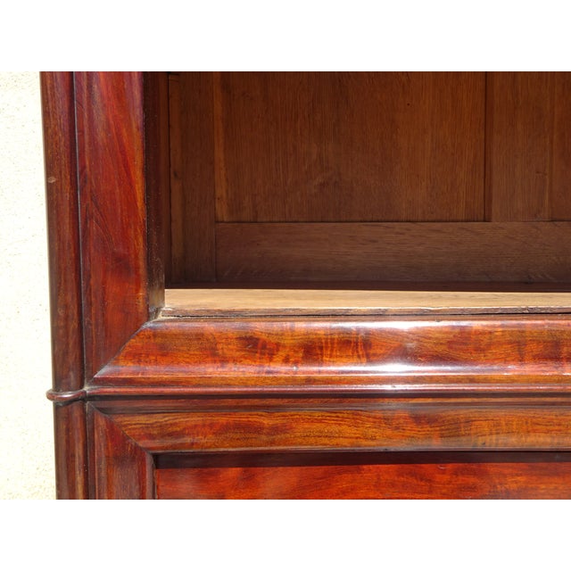 Louis Philippe Mahogany Bookcase For Sale - Image 11 of 18