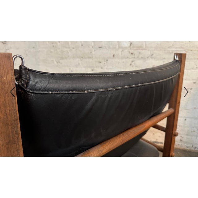 Rare Mid-Century Safari Chairs After Arne Norell For Sale - Image 11 of 15