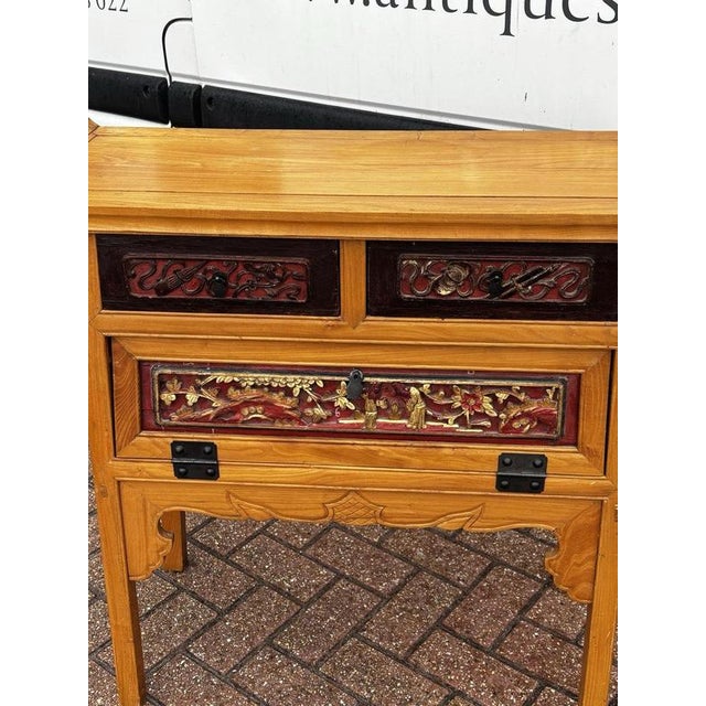 Console Table with Drawers For Sale - Image 4 of 8