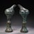 Asian Antique Bronze Stemmed Cups With Inscriptions - Pair For Sale - Image 3 of 12