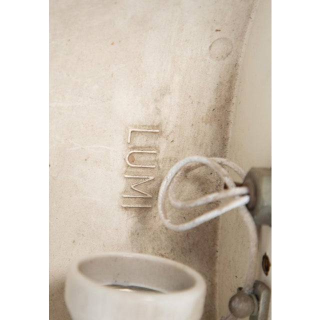 Vintage Floor Lamp in Brass and Bronze with Double Tilting Light by Lumi Milano, 1960s For Sale - Image 4 of 7