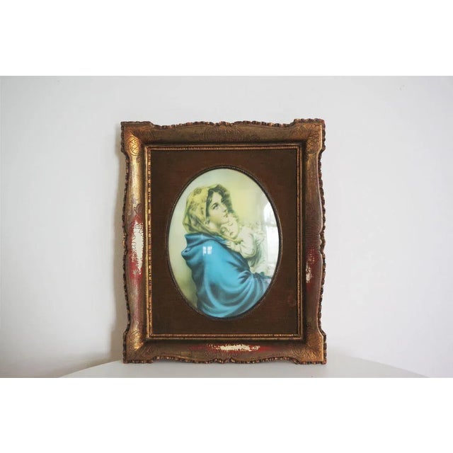 Quadretto Representation, Madonna, 1960s For Sale - Image 11 of 11