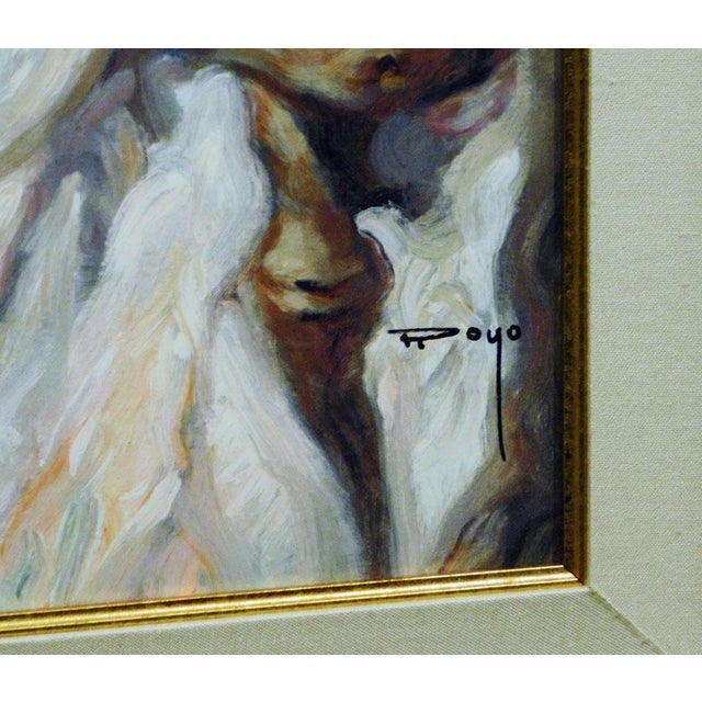 Impressionist 1990s Royo "Maternidad" Mother& Baby Framed Art Serigraph S Board Hand Signed For Sale - Image 3 of 6