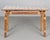 Wood Mid-Century French Rattan Tile Top Console Table For Sale - Image 7 of 11