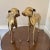 Vintage Italian Regency Brass Greyhound Whippet Statue ~ a Pair For Sale - Image 9 of 12