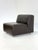 Mid-Century Modern Vintage Space Age Leather Modular Sofa in Dark Brown, 1980s, Set of 3 For Sale - Image 3 of 11