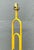 Yellow Vintage Yellow Metal Paperclip Table Lamp For Sale - Image 8 of 13