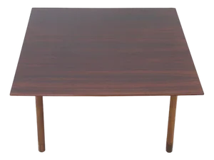 Square Wooden Coffee Table, 1960s
