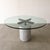 1970s Vintage 1970s Attributed to Giovanni Offredi for Saporiti Italia Concrete and Glass Dining Table Unmarked For Sale - Image 5 of 13