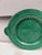 Mid-Century Modern Green Majolica Fish Plate Sarreguemines Circa 1950 For Sale - Image 3 of 4