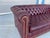 1960s 1960s Mid Century Chesterfield Burgundy Leather Tufted Sofa For Sale - Image 5 of 10