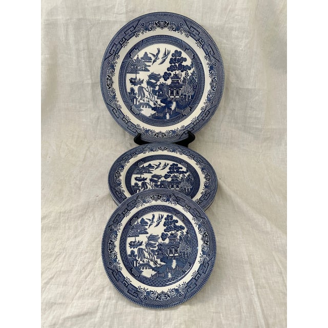 Vintage Blue Willow by Churchill England. Mix and match with other blue willow sets, I have others in my listings plus...