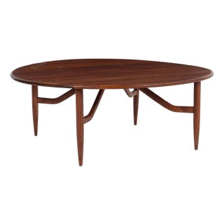 Sam Maloof Dining Table, Solid Walnut, 1959 For Sale