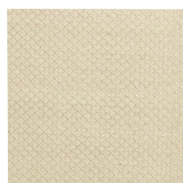 Early 21st Century Modern Geometric Beige Flat Weave Viscose Rug by Doris Leslie Blau For Sale - Image 5 of 7