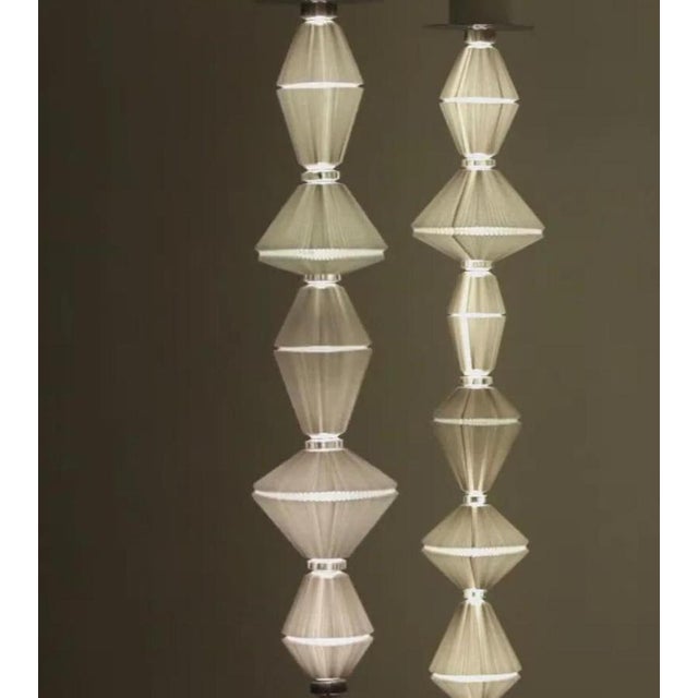 Black T Pe Suspension Lamps by Atelier Oï Oïphorique for Parachilna, Set of 4 For Sale - Image 8 of 13