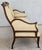 Neoclassical Antique Edwardian Inlaid Mythical Griffin Mahogany Double-Chair-Back Settee For Sale - Image 3 of 12