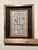 Brown Rare! Mid Century Modern 1970s David D. Cunningham Ceramic Wall Tile Framed For Sale - Image 8 of 9