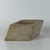 A one of a kind hand formed vintage cast concrete small dish in an angular diamond shaped design. This could be a trinket...