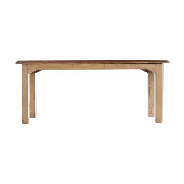 Wooden Dining Table, 1940s For Sale