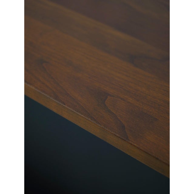 Wood Ethan Allen 2 Tier Mission Style Console Table For Sale - Image 7 of 13