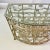 Vintage Maitland-Smith Hollywood Regency Silver Leaf Wine Rack Console Table - 30 Wells, Demi-Lune Design, Attributed For Sale - Image 6 of 16