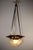 Art deco lamp from france, circa 1930. the lamp's frame is made of cast zinc, which is well-preserved and has developed a...