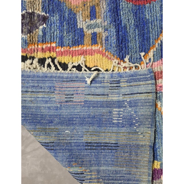 Handwoven Berber Wool Rug - 8.5 X 6.7 Ft For Sale In Cleveland - Image 6 of 8