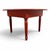 Mid-Century Hand-Painted Magnolia Round Farmhouse Dining Table, 57 Inch For Sale In San Francisco - Image 6 of 15