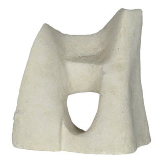 1970s Abstract Plaster Sculpture by an Unknown Dutch Artist For Sale