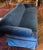 Vintage Velvet Cobalt Blue Sofa For Sale - Image 4 of 10