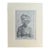 Vintage 1939 Print in 11x14 Mat: Reginald Marsh, "Felicia", Ready to Frame EUC For Sale