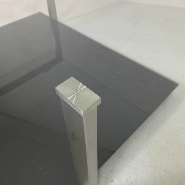 Glass Coffee Table 110 X 110 Cm in the Style of Rolf Benz and Metaform, 1990s For Sale - Image 13 of 18