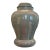 Vintage Green Pastel Lamp With Matching Shade For Sale