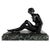 Gramegna Donato, Figure of Woman, 1920s, Bronze and Marble For Sale - Image 11 of 11
