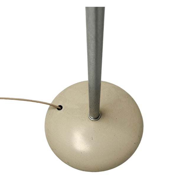 Silver Art Deco Modernist Model 6004 or 640B Floor Lamp by W. H. Gispen for Gispen, 1935 For Sale - Image 8 of 9